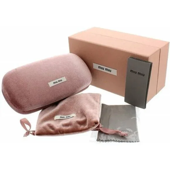 【Miu♡】 NEW MIU MIU MU 14ZS 12W20I OVAL WOMEN SUNGLASSES MU14ZS 12W20I